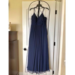 Azazie Eden dress in Navy